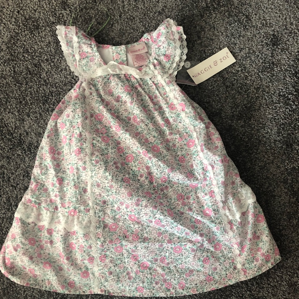 Maggie and Zoe Flowered Lined Dress 18m